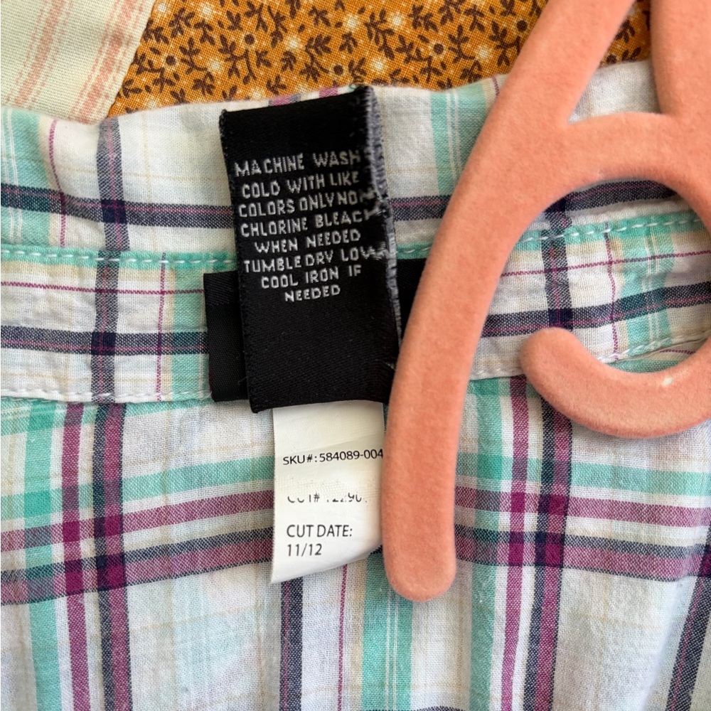 Torrid Plaid Button-Up Shirt Size 3 - Picture 7 of 8